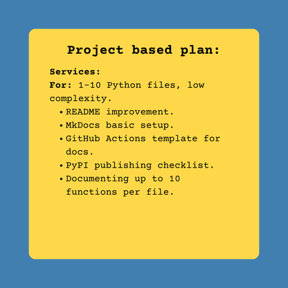 Python & Ladder – Starter Project + Solo Maintainer Plan