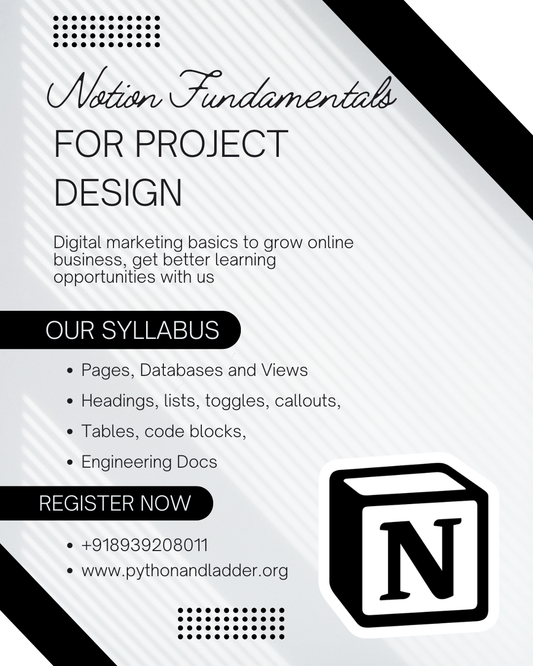 Notion Fundamentals for Project Design - Workshop